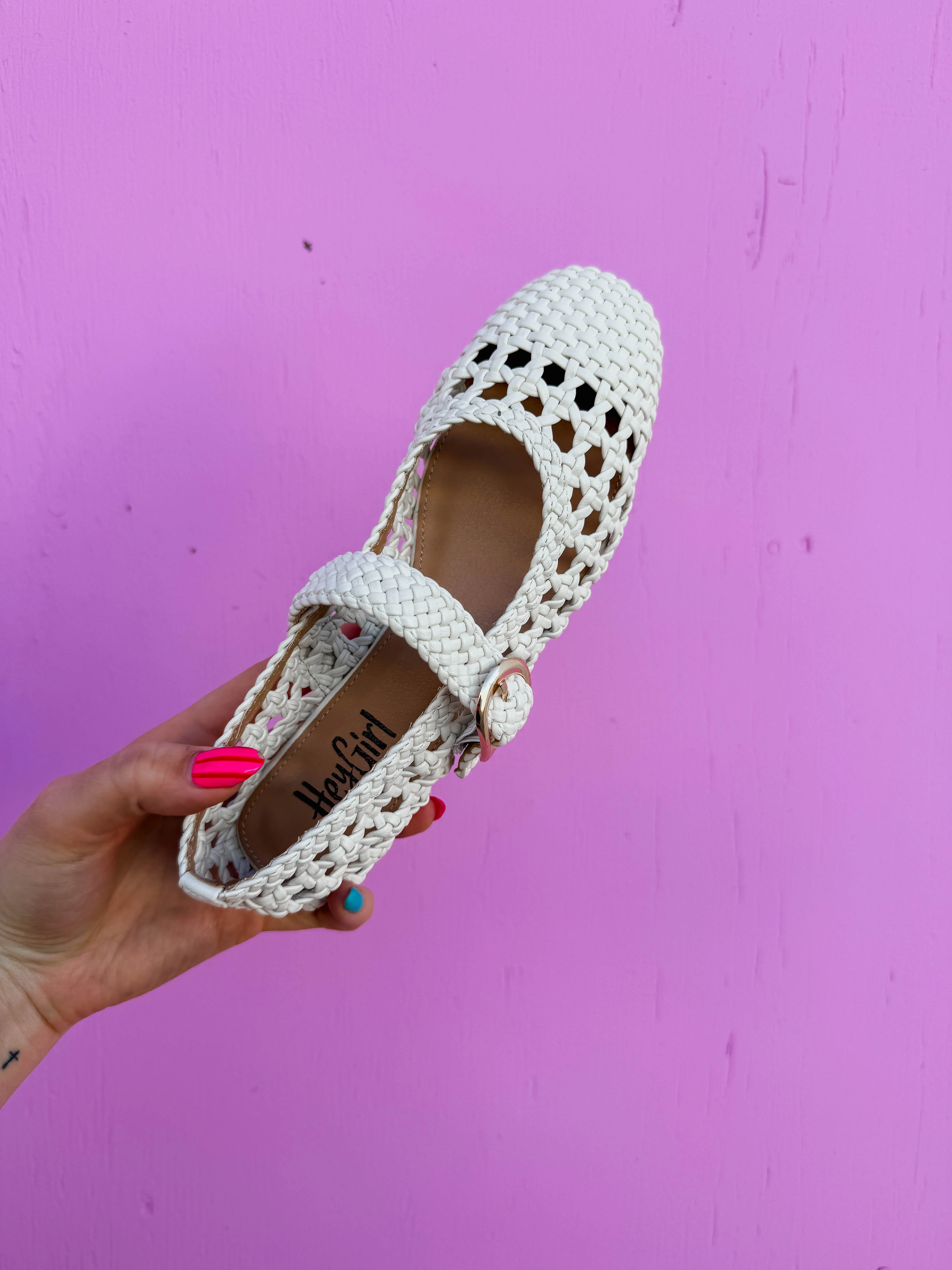 Corky's Mixed Feelings Flats-White - Image 6