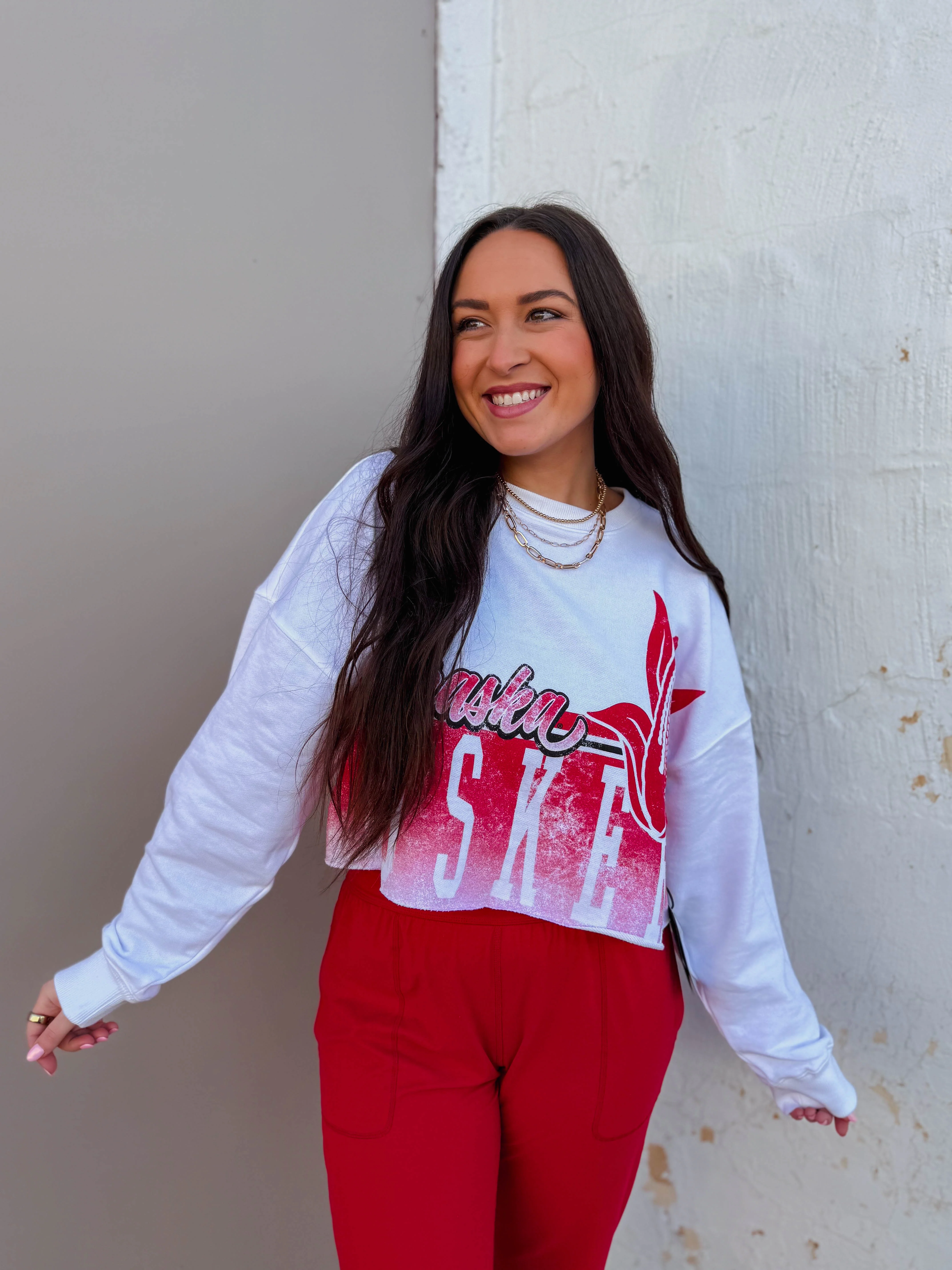 Nebraska Conway Cropped Pullover - Image 12
